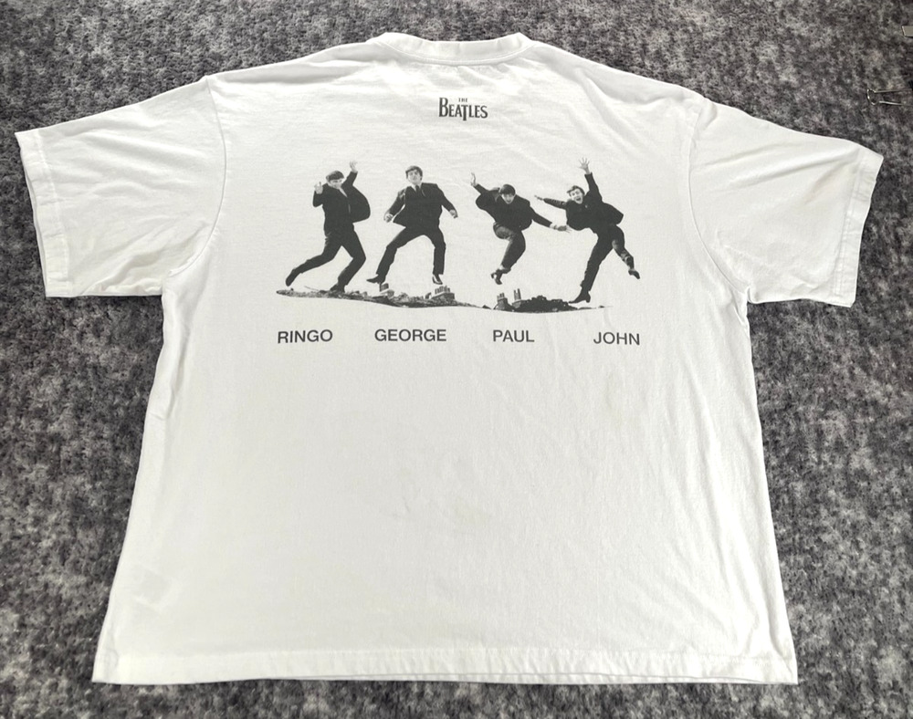 AE Band Tee American Eagle The Beatles Twist & Shout T-Shirt Men's XL Boxy Fit